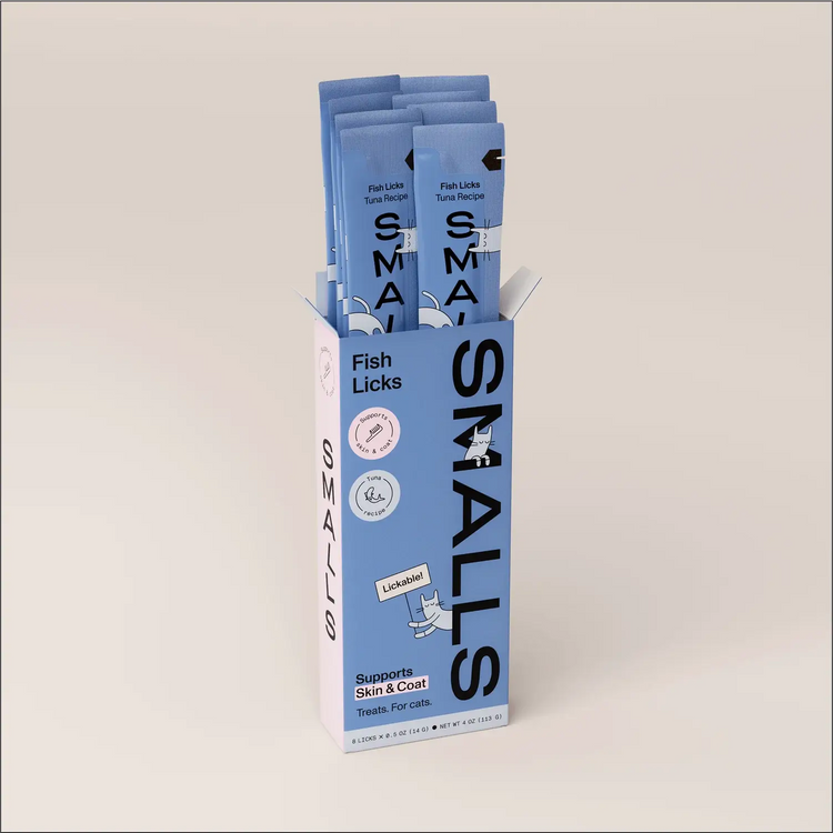 Smalls Fish Licks Tuna Cat Treats – 8 Count