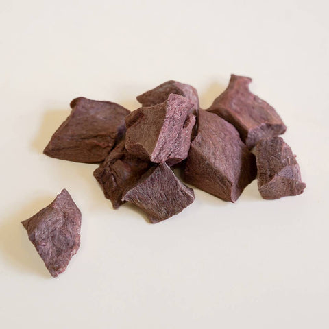 Freeze Dried Beef Heart Cubes - 1lbs Bulk
