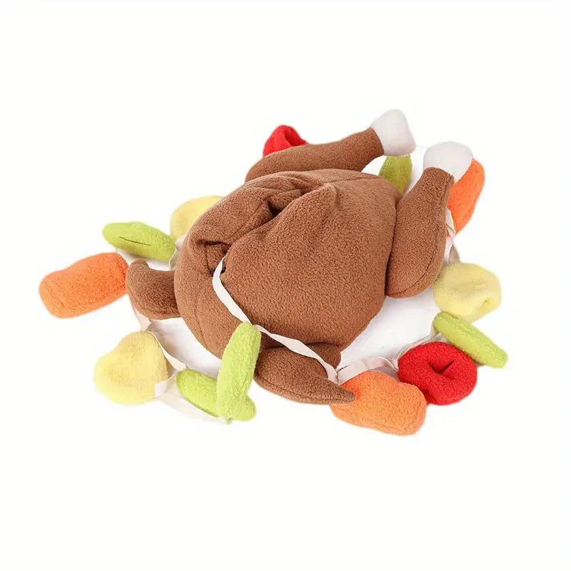 DogNmat Snuffle Turkey Dog Toy