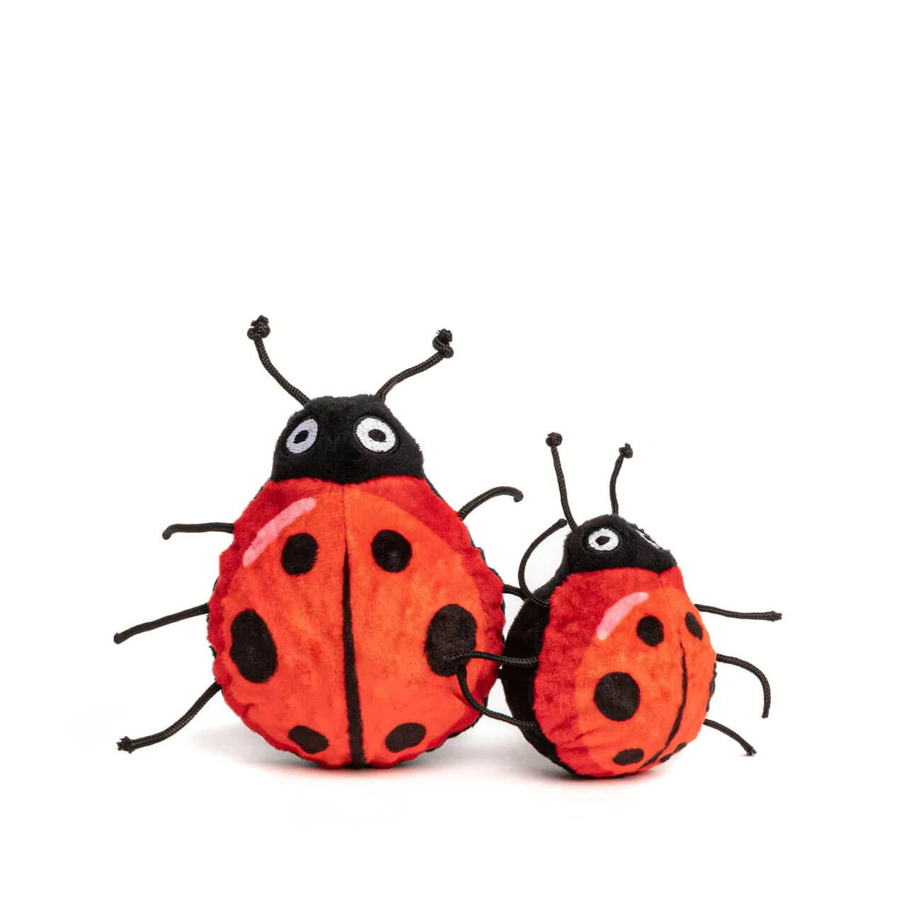 Fabdog Ladybug Faball Squeaky Dog Toy