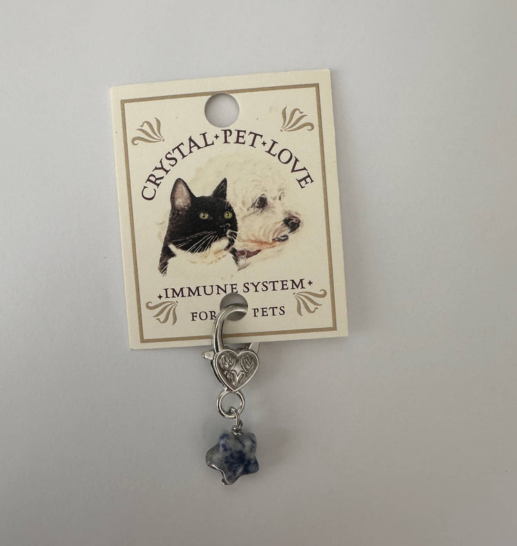 Crystal Pet Love Pet Pendant - Sodalite Star