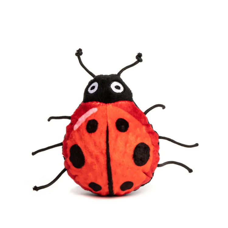 Fabdog Ladybug Faball Squeaky Dog Toy