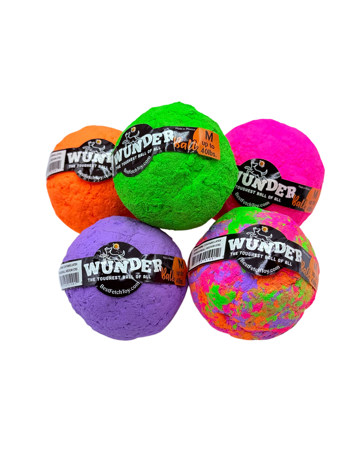 WUNDERball Medium Dog Toy Refill – 12 Pack