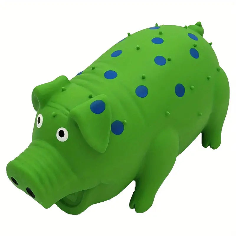 Rubber Pig Dog Toy