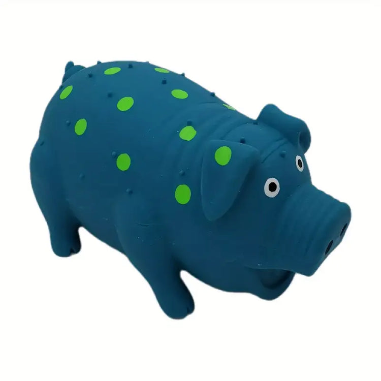 Rubber Pig Dog Toy