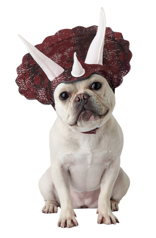 California Costumes Triceradog Dinosaur Headpiece for Dogs