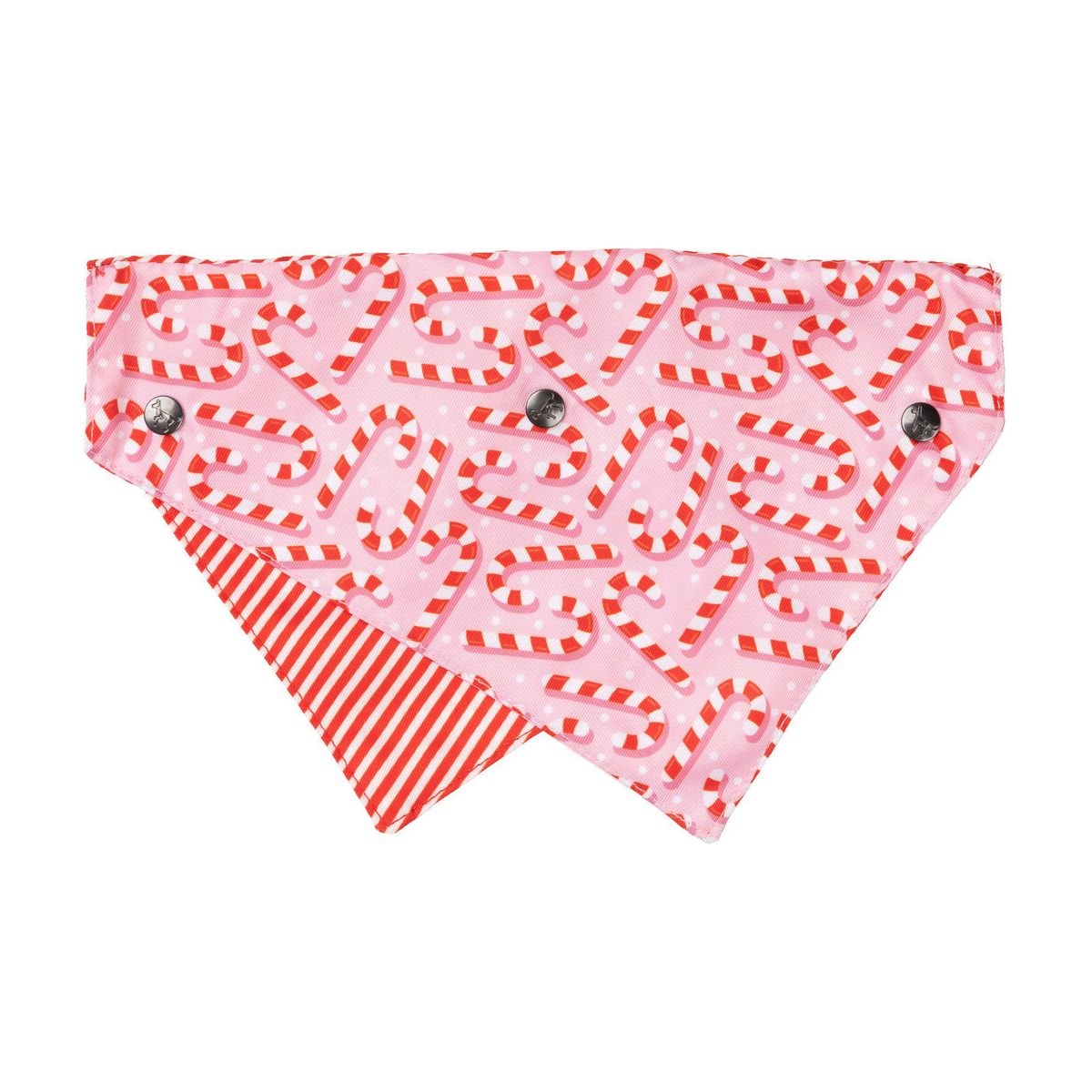 FuzzYard Candy Cane Christmas Pet Bandanas & Bow Ties