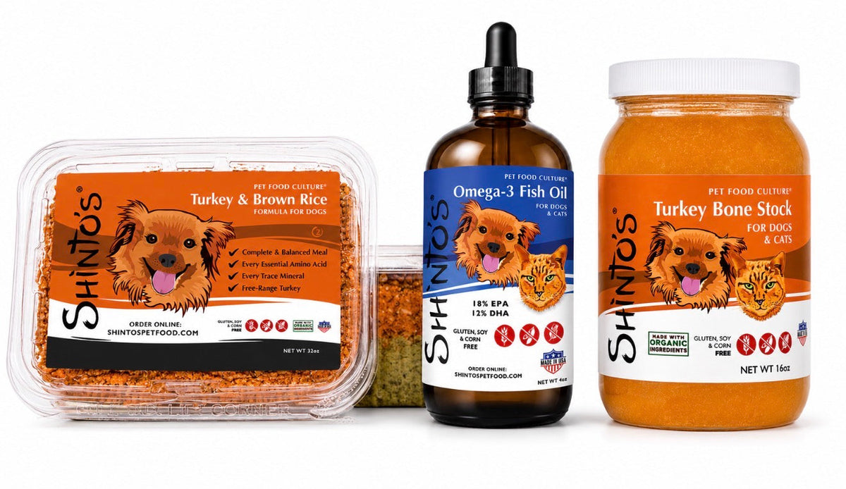Shinto’s Turkey & Brown Rice Starter Kit for Dogs