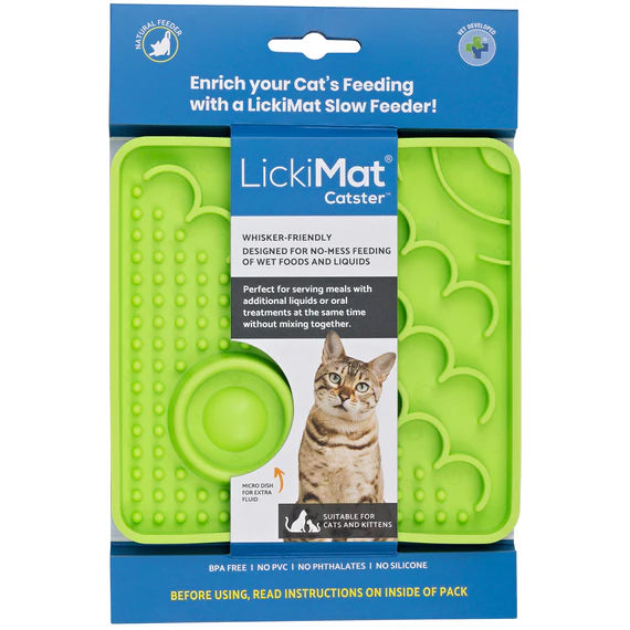 LickiMat Catster – Non-Skid Cat Feeding Bowl