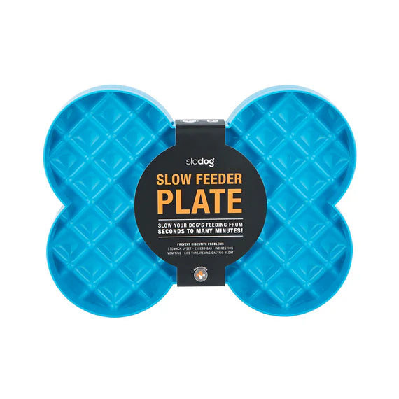 LickiMat SloDog Slow Feeder Plate – Blue