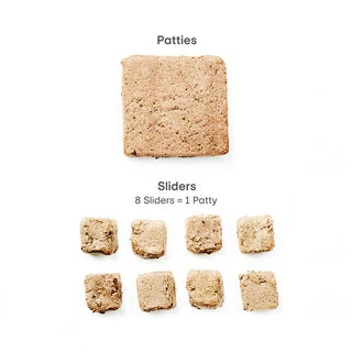 Green Juju Pork Sliders Frozen Dog Food – 3 lb