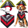 Pirate Pet Costume Set with Hat & Bandana