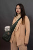 Noah & Paw Ruffle Vegan Leather Pet Sling Carrier
