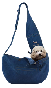 Noah & Paw Denim Pet Sling Carrier