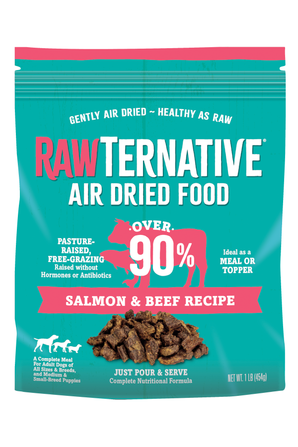 RawTernative - Air Dried Food Salmon & Beef Recipe 1 lb