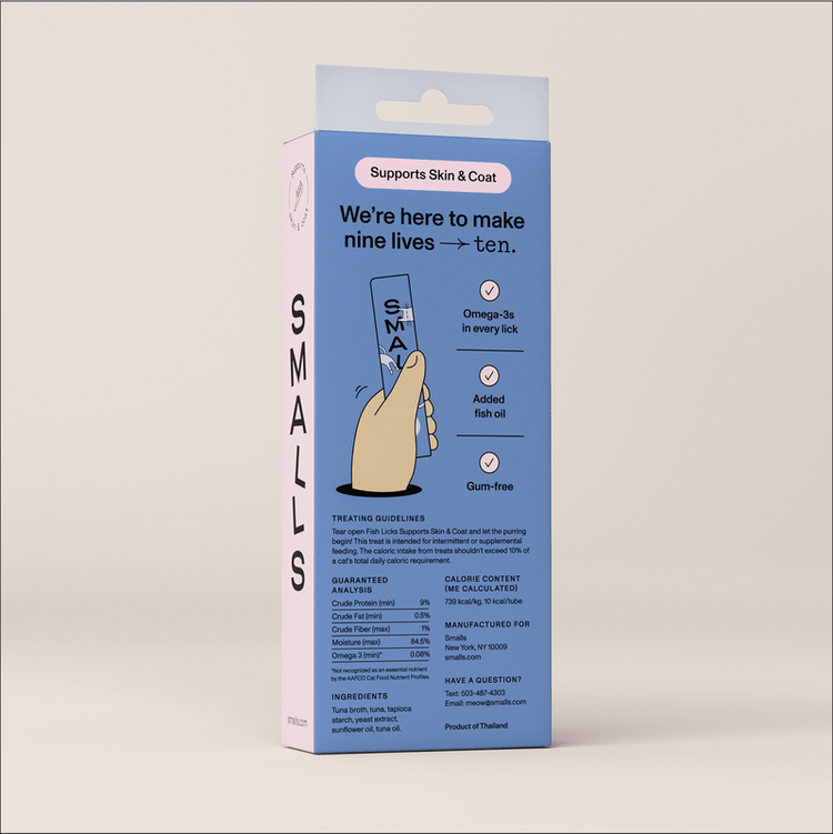 Smalls Fish Licks Tuna Cat Treats – 8 Count