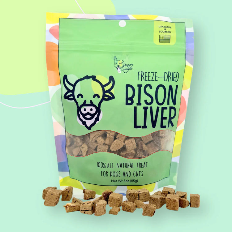 Happy Dingos | Freeze-Dried Bison Liver Treats