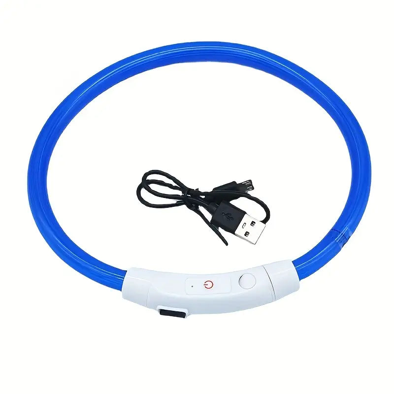 Rechargeable LED Dog Collar – Adjustable