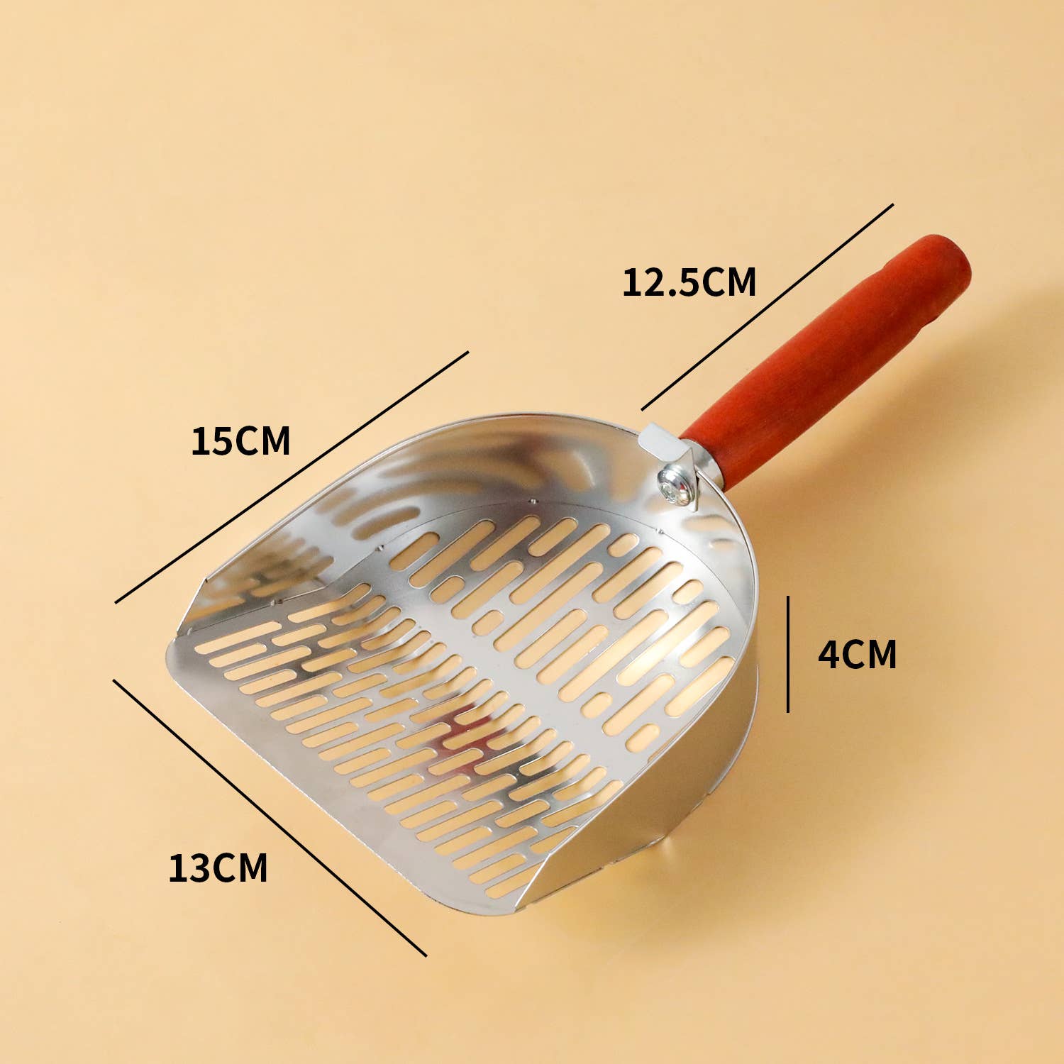 Heavy Duty Stainless Steel Cat Litter Shovel_CWMM11989