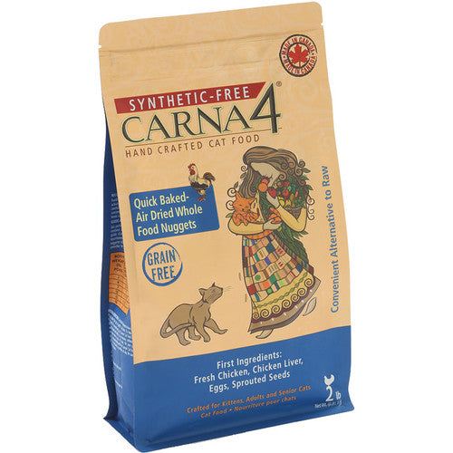 Carna4 Grain-Free Chicken Cat Food – Air-Dried Whole Food Nuggets