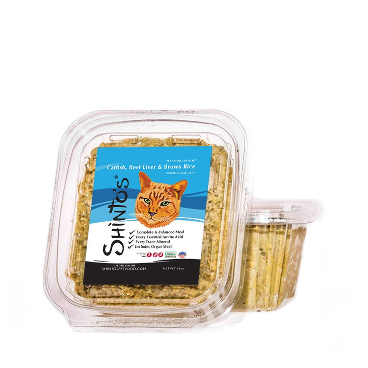 Shinto’s Catfish, Beef Liver & Brown Rice Fresh Cat Food