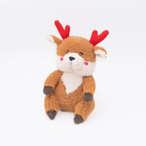 Zippy Paws Cheeky Chumz Reindeer Plush Toy