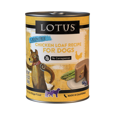 Lotus Grain‑Free Chicken Loaf Wet Dog Food – 12.5 oz Can