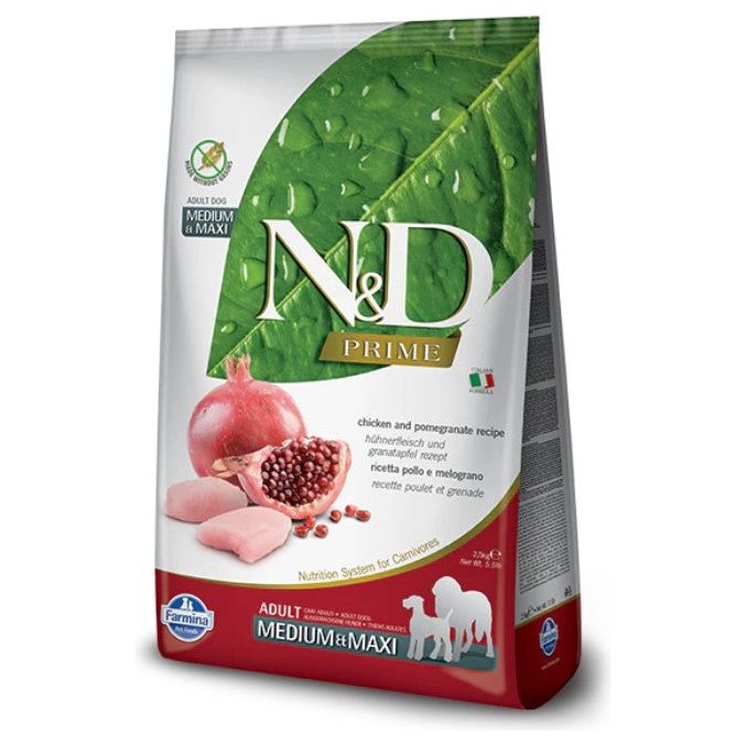 N&D Prime Chicken & Pomegranate Dry Dog Food – Mini Breed, 5.5 lb