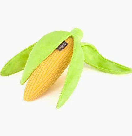 P.L.A.Y. Farm Fresh Corn Plush Dog Toy