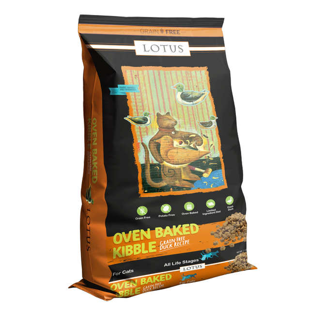 Lotus Oven-Baked Duck Recipe Kibble – 2.2 lb, All-Natural, Grain-Free Dog Food for a Healthy Diet