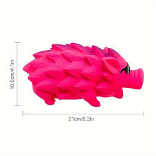 Hedgehog Latex Squeaky Dog Chew Toy