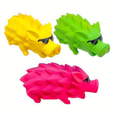 Hedgehog Latex Squeaky Dog Chew Toy