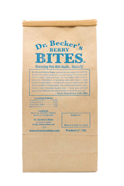 Dr. Becker’s Berry Bites, 5 oz — back label