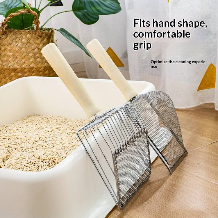 Pet Food Culture Stainless Steel Cat Litter Scoop
