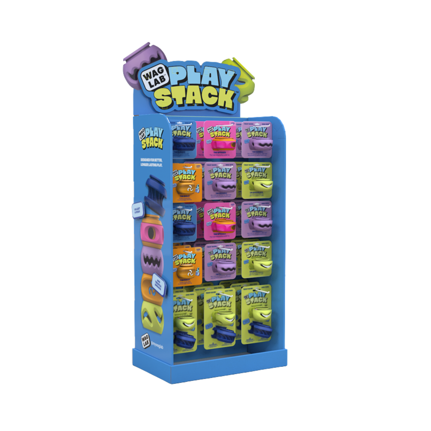 WAGLAB PLAYSTACK FLOOR DISPLAY