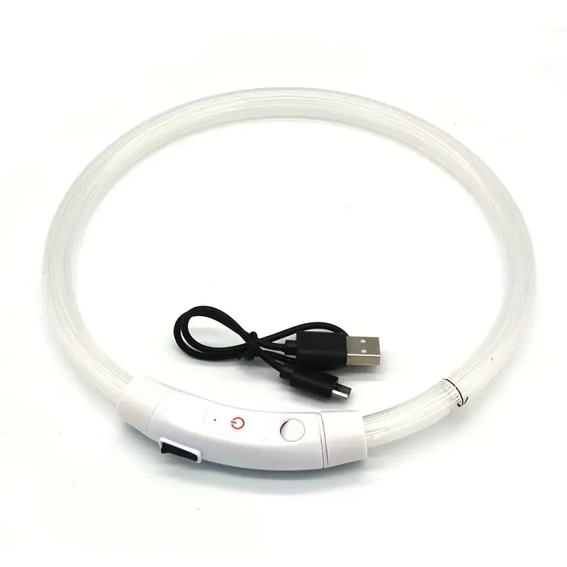 Rechargeable LED Dog Collar – Adjustable