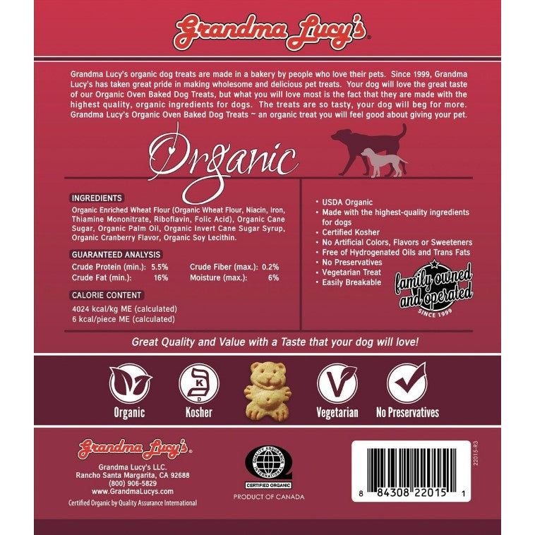 Grandma Lucy’s Cranberry – Oven-Baked Dog Treats