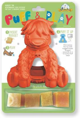 Puff & Play Hangry Yak Microwavable Treat Dispenser