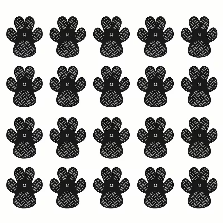Piece Anti-Slip Dog Paw Grip Pads – Black