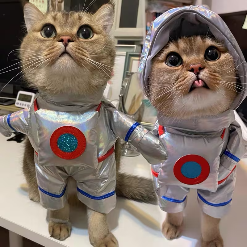 Astronaut Halloween Costume for Cats & Dogs