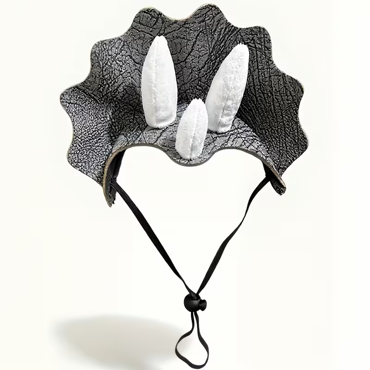 Triceratops Costume Hat for Pets