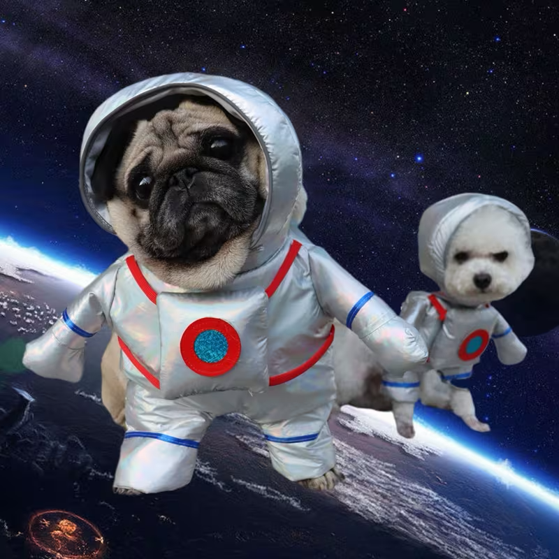 Astronaut Halloween Costume for Cats & Dogs