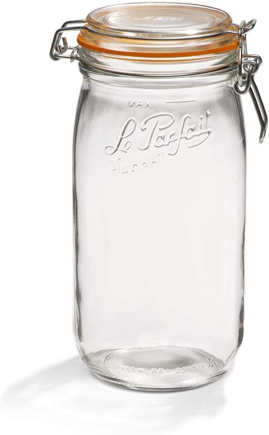 Le Parfait Tapered French Glass Jar with Airtight Seal