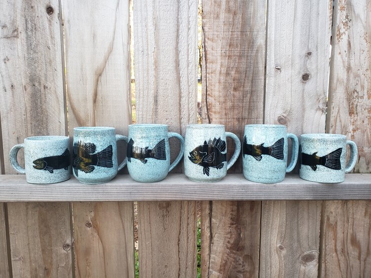 Lindsey Nick Fish Ceramic Bowl
