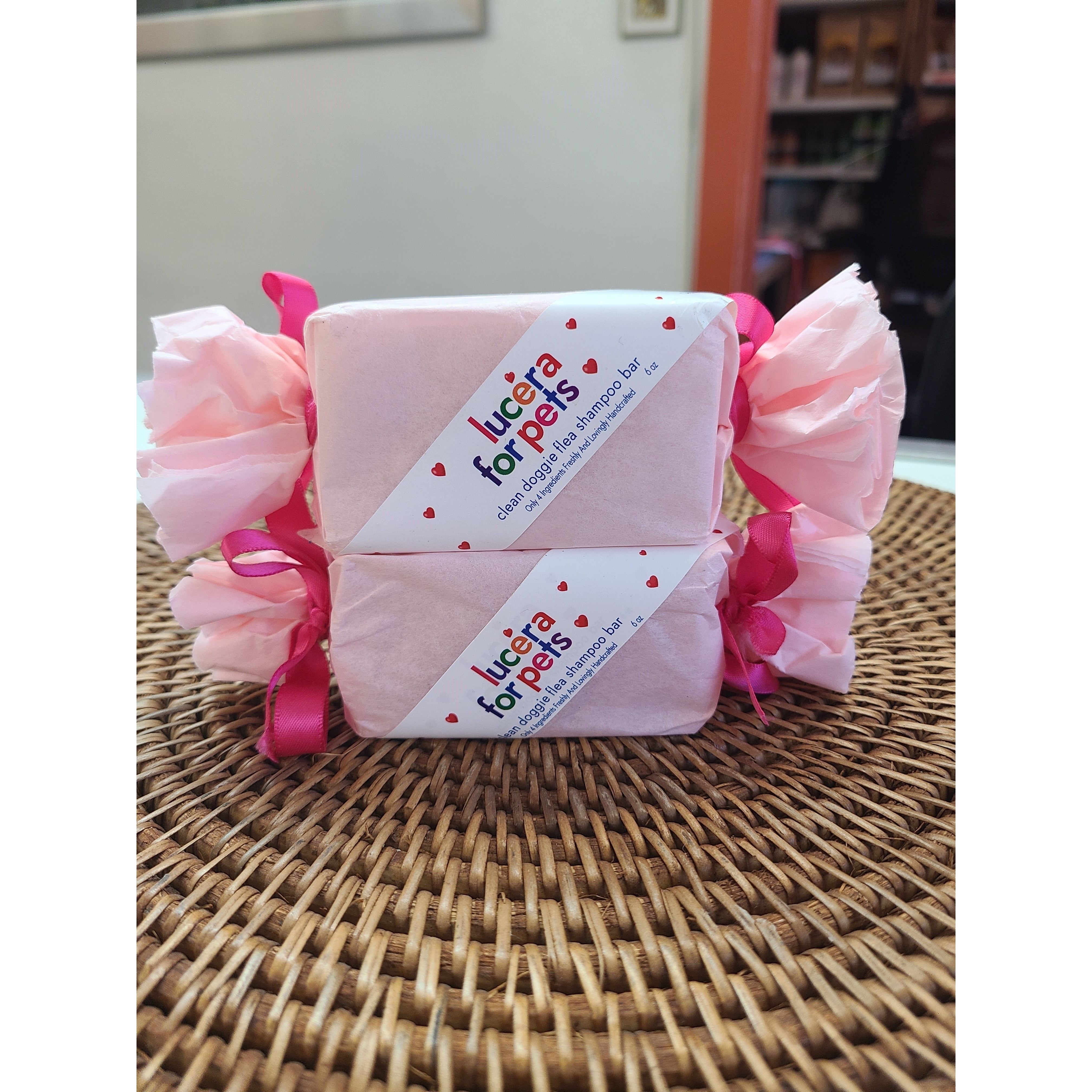 Lucera Dog Flea Shampoo Bar – Natural Flea & Tick Treatment, Soothing & Gentle, 100% Safe for Pets