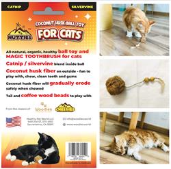 Nutties Coconut Husk Ball for Cats