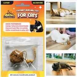 Nutties Coconut Husk Ball for Cats