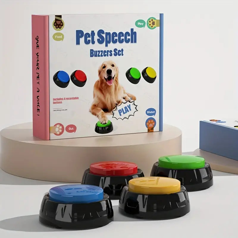 Recordable Talking Buttons for Cats & Dogs