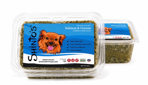 Shinto’s Salmon & Greens Balance Formula fresh dog food product photo