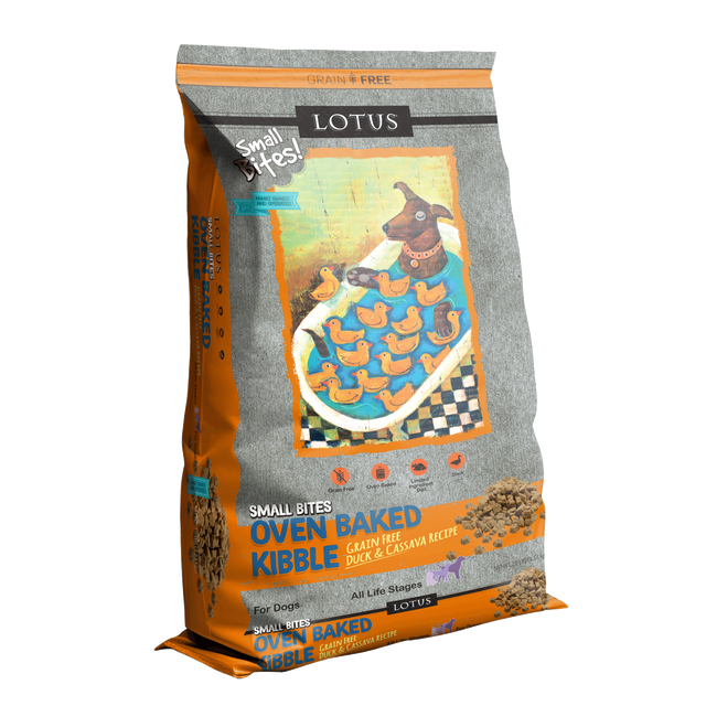Lotus Duck Small Bites Dry Dog Food – 4 lb